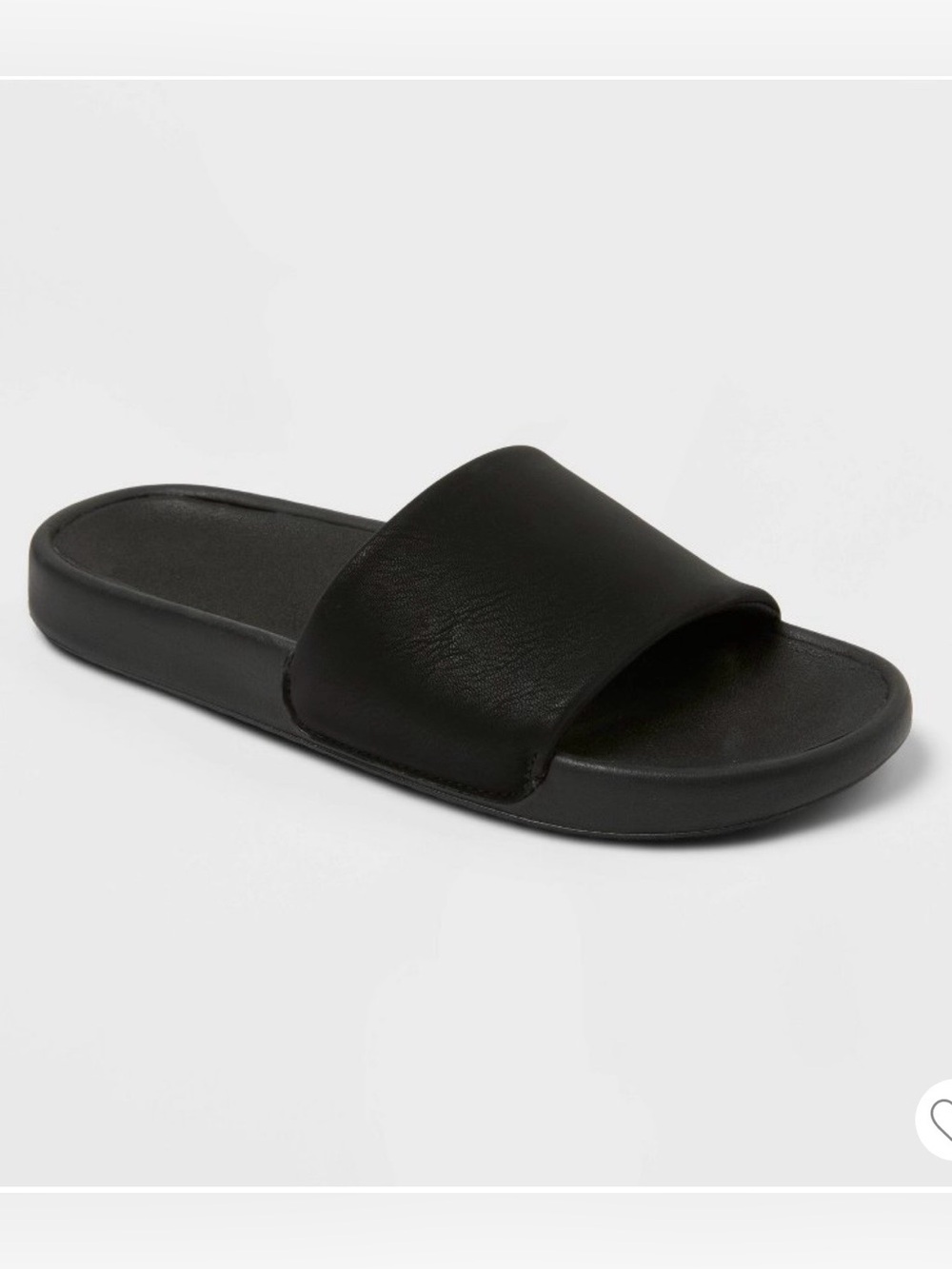 Ladies Size 10 NEW ALL in Motion  Makenna Black Slide Sandals